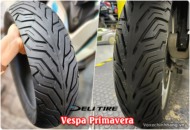 Vỏ deli cho xe vespa primavera có tốt không giá bao nhiêu - 3
