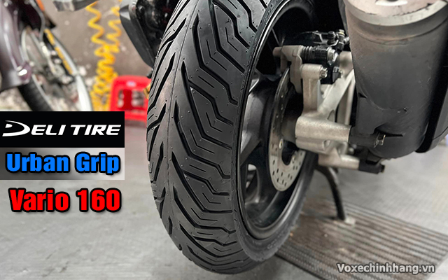 Vario 160 thay lốp deli có bám đường tốt không giá bao nhiêu - 3