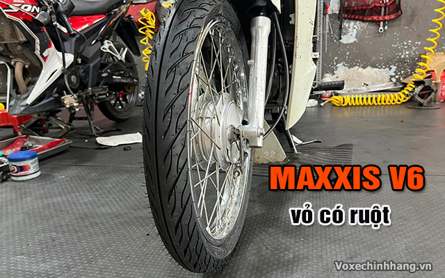 Xe wave a thay vỏ có ruột maxxis v6 có tốt không - 3