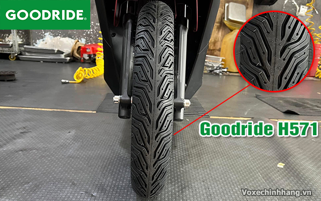 Vario 125 thay vỏ goodride h571 có bám đường tốt không giá bao nhiêu - 3