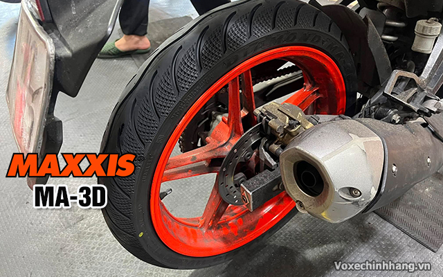 Exciter 155 thay vỏ maxxis 3d có bám đường tốt không - 3
