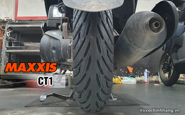 Thay vỏ maxxis ct1 cho yamaha grande bám đường tốt không - 3