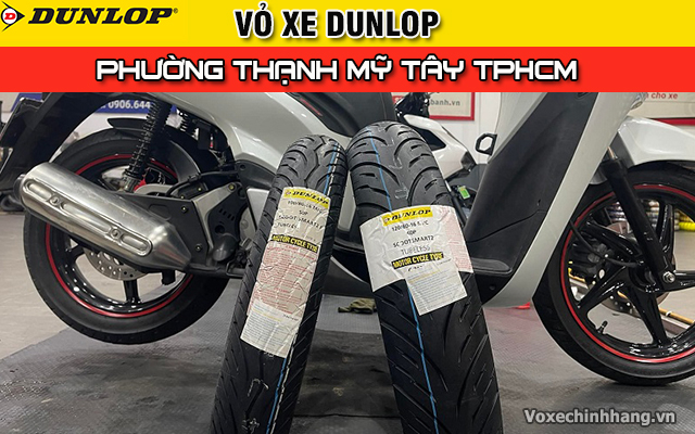 Bán vỏ xe dunlop phường thạnh mỹ tây hcm - 1