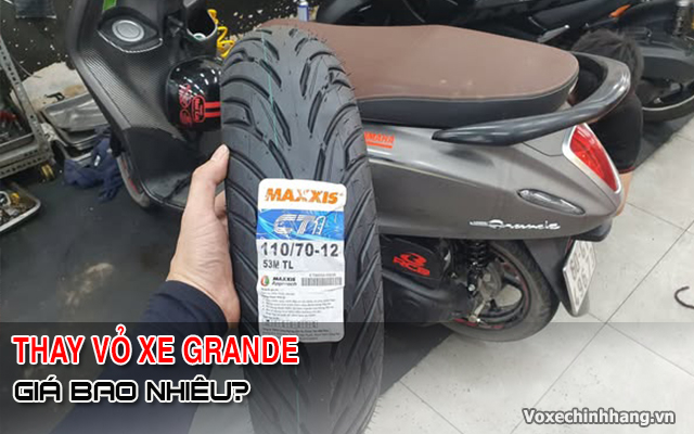 Thay vỏ xe grande giá bao nhiêu tiền loại nào tốt - 1