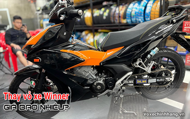 Thay vỏ xe winner x giá bao nhiêu tiền loại nào tốt - 1