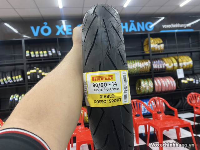 Vỏ xe pirelli 9090-14 diablo rosso sport - 1