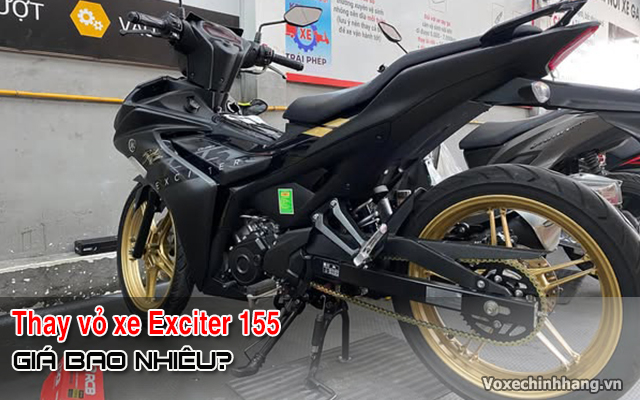 Thay vỏ xe exciter 155 giá bao nhiêu tiền loại nào tốt - 1