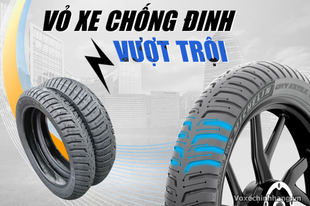 Vỏ xe michelin city extra sản xuất ở đâu có bám đường tốt không - 3