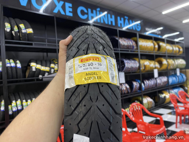 Vỏ xe pirelli 12080-16 angel scooter - 1