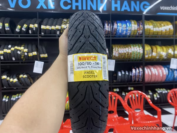 Vỏ xe pirelli 10080-14 angel scooter - 1