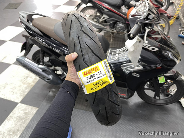 Vỏ xe pirelli 9080-14 diablo rosso sport - 1