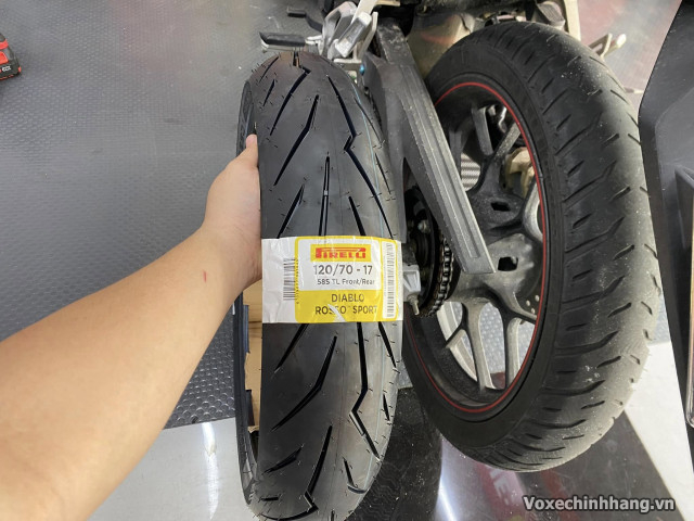 Vỏ xe pirelli diablo rosso sport 12070-17  - 1