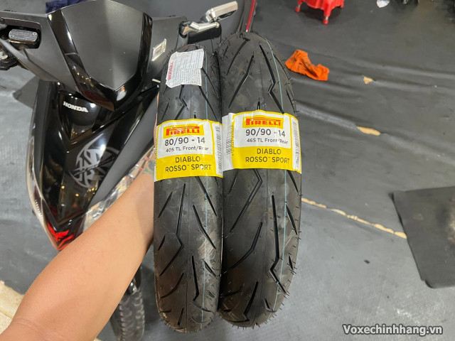 Vỏ chống trượt cho xe air blade 125 đi mùa mưa an toàn - 6