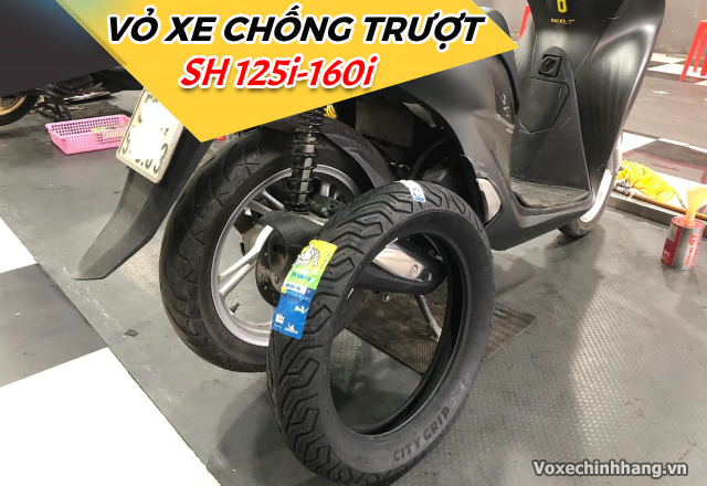 Vỏ chống trượt cho xe sh 160i-125i đi mùa mưa an toàn - 1
