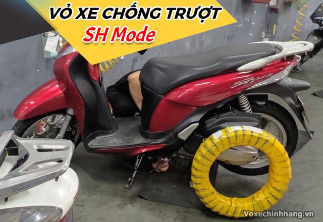 Vỏ chống trượt cho xe sh mode đi mùa mưa an toàn - 1