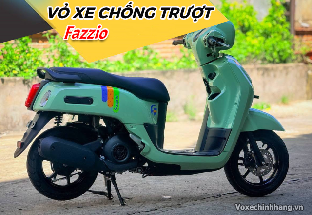 Vỏ chống trượt cho xe fazzio 125 hybrid đi an toàn trong mùa mưa đến - 1