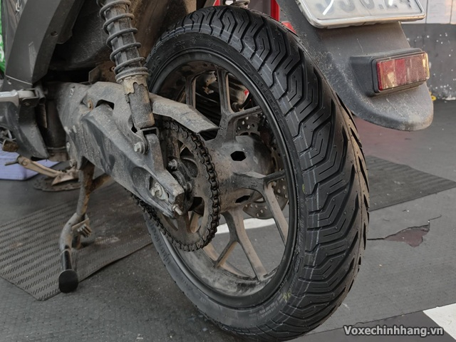 Vỏ chống trượt cho xe datbike quantum s1 đi mùa mưa an toàn - 8