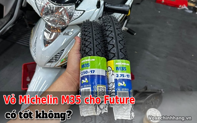 Xe future thay vỏ có ruột michelin m35 bám đường tốt không - 1