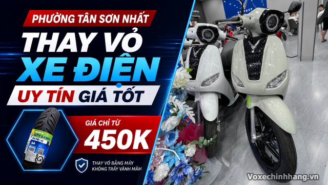 Thay vỏ xe điện ở đâu uy tín giá tốt phường tân sơn nhất tphcm - 1