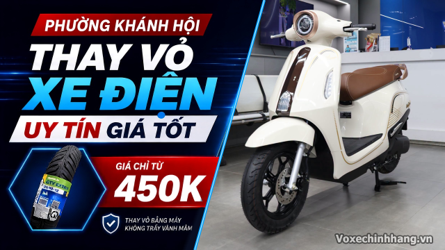 Thay vỏ xe điện ở đâu uy tín giá tốt phường khánh hội tphcm - 1