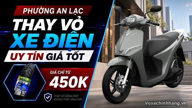Thay vỏ xe điện ở đâu uy tín giá tốt phường an lạc tphcm - 1