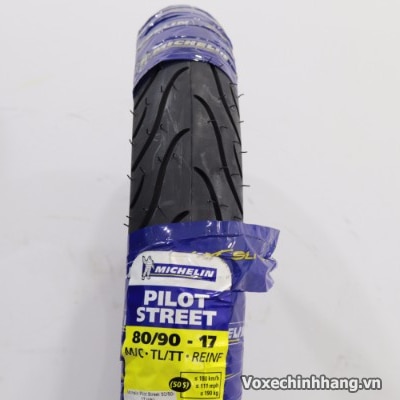 Vỏ xe Michelin Pilot Street 80/90-17