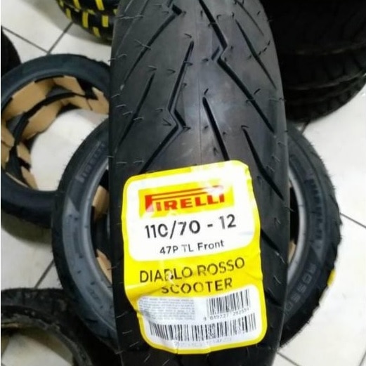 Vỏ xe Pirelli 110/70-12 Diablo Rosso Scooter
