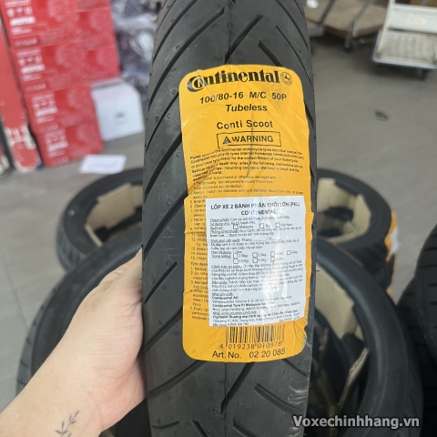 Vỏ xe Continental ContiScoot 100/80-16