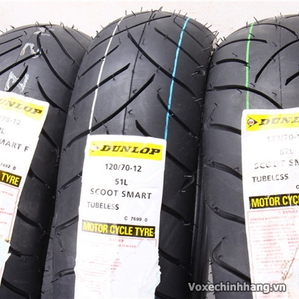 Vỏ xe Dunlop 120/70-12 Scoot Smart