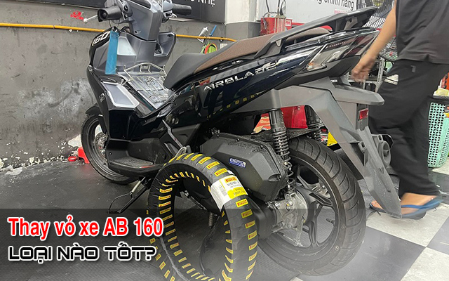 Thay vỏ xe AB 160 giá bao nhiêu tiền? Loại nào tốt?