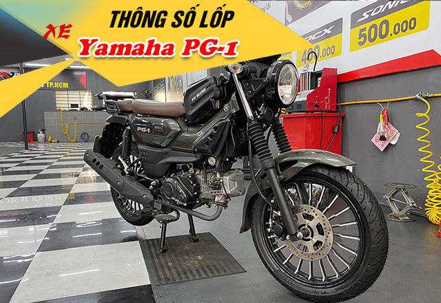 Thông số vỏ xe PG-1 size bao nhiêu? Thay vỏ nào phù hợp?