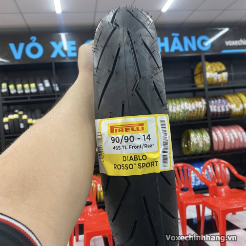 Vỏ xe Pirelli 90/90-14 Diablo Rosso Sport