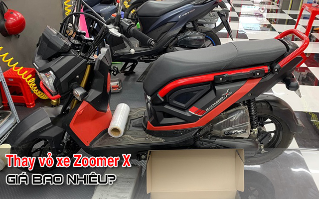 Thay vỏ xe Zoomer X giá bao nhiêu tiền? Chọn vỏ loại nào tốt?