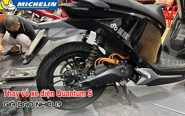 Thay lốp xe điện Datbike Quantum S giá bao nhiêu? Loại nào tốt?