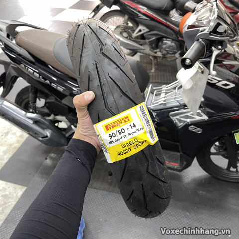 Vỏ xe Pirelli 90/80-14 Diablo Rosso Sport