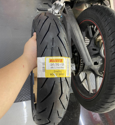 Vỏ xe Pirelli Diablo Rosso Sport 120/70-17 