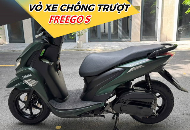 Vỏ chống trượt cho xe Freego S đi mùa mưa an toàn