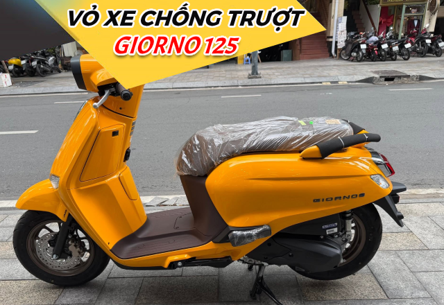 Vỏ chống trượt cho xe Giorno 125 đi mùa mưa an toàn