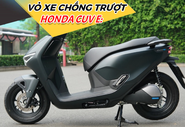 Vỏ chống trượt cho xe Honda CUV e: đi mùa mưa an toàn