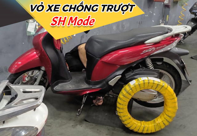 Vỏ chống trượt cho xe SH Mode đi mùa mưa an toàn